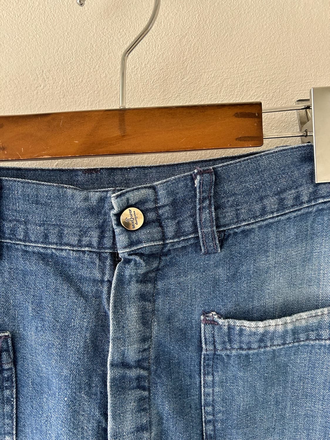 70-80's Vintage US Navy Sailor Denim PT 상품이미지3