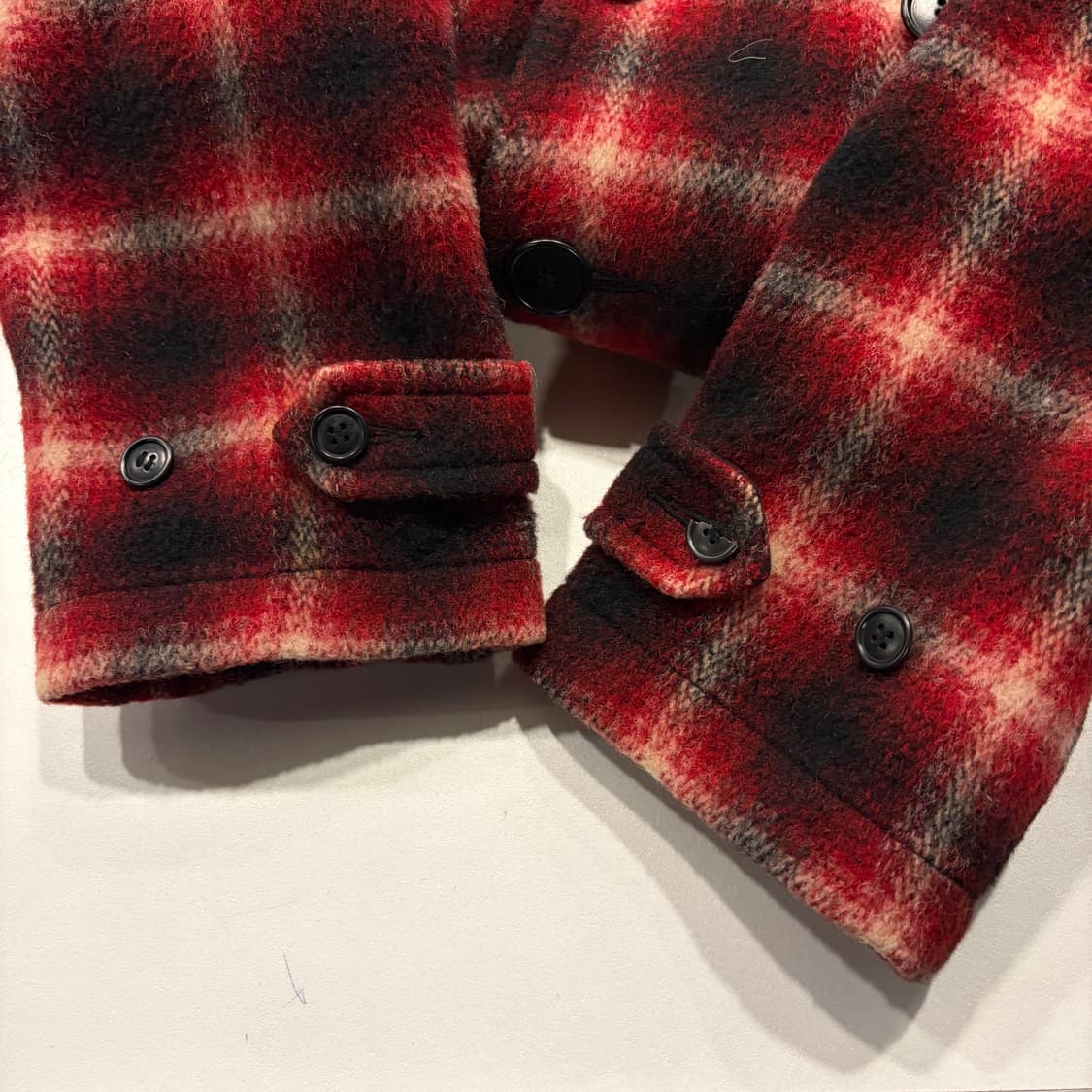 [M] 폴로랄프로렌 레드 타탄 체크 벨티드 코트 C988 상품이미지5