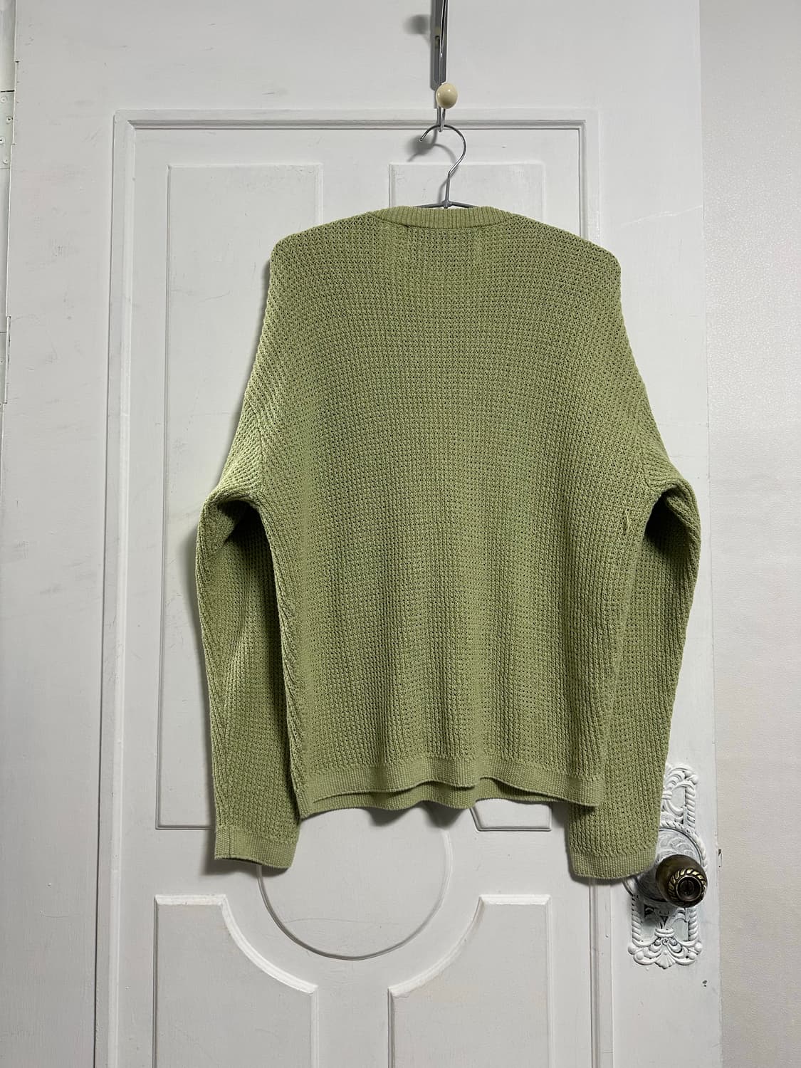 세터 로고 자수 크루넥 니트 상품이미지2