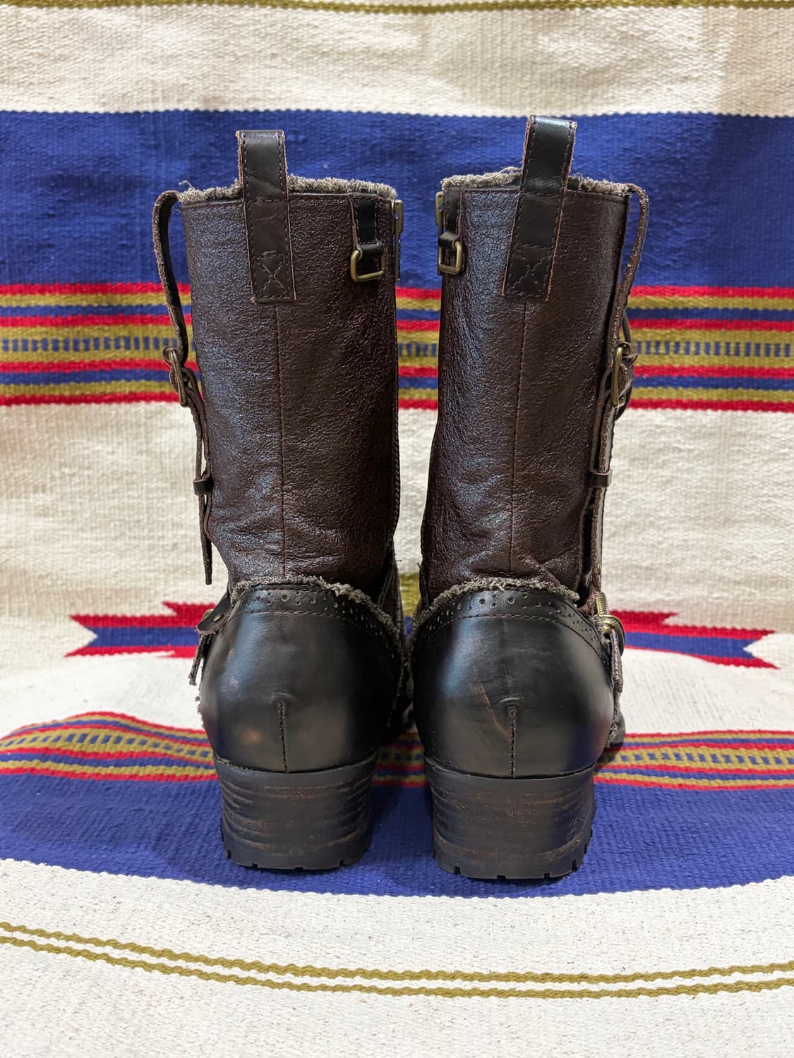 Western lace up grunge boots /웨스턴 그런지 부츠 상품이미지6