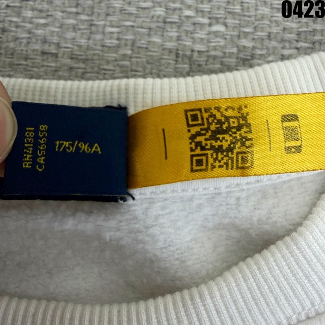 폴로 랄프로렌 베어 프린팅 맨투맨 스웨트셔츠 M 0423 상품이미지5