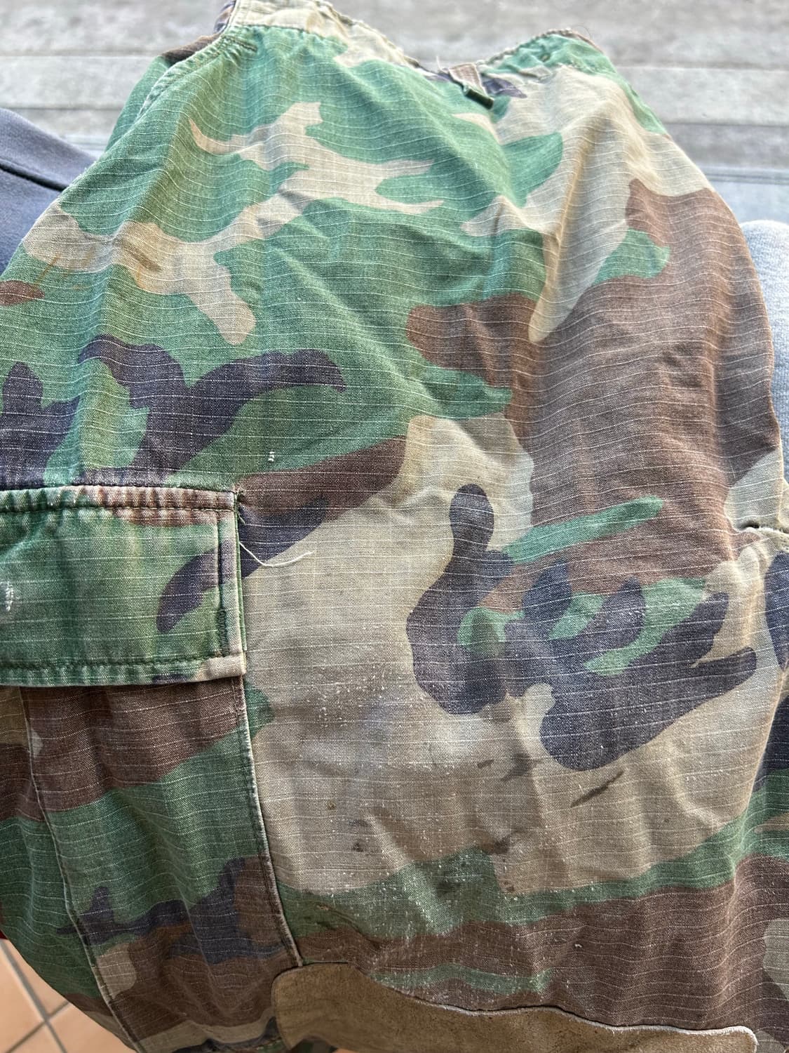 90’s U.S army 리페어 우드랜드BDU팬츠 상품이미지7