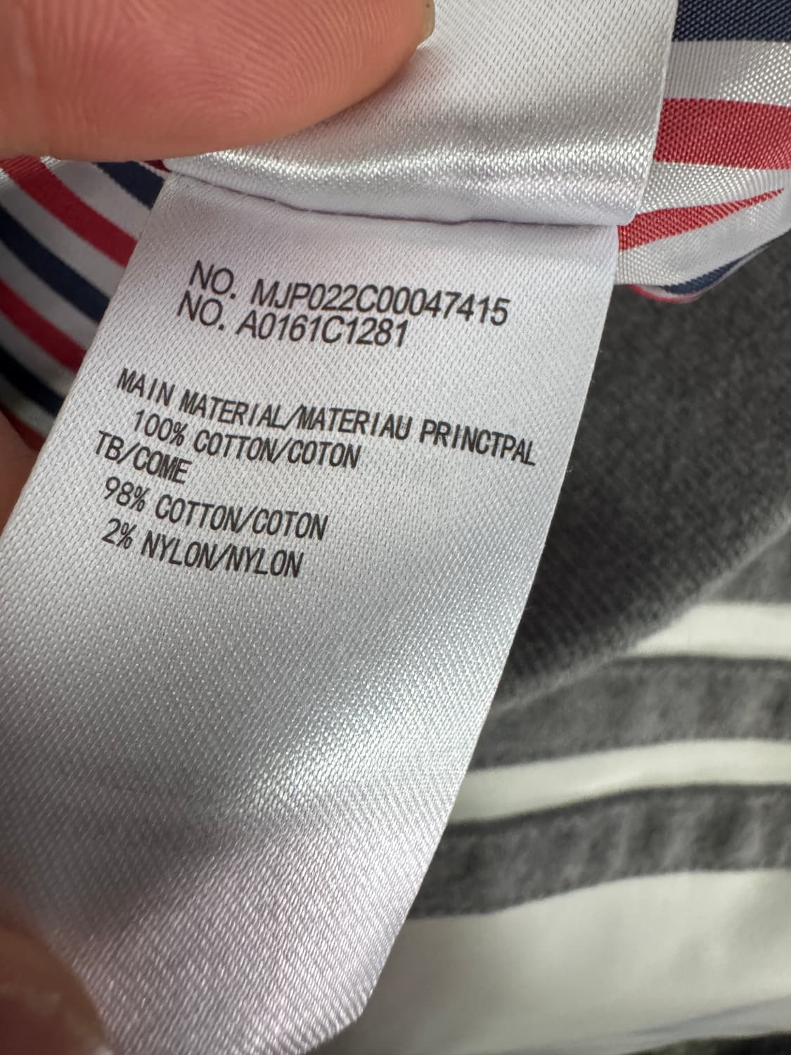 희귀!! 여성 일본 톰브라운 키즈 4바 바시티 자켓 140 xs ~ s 상품이미지5