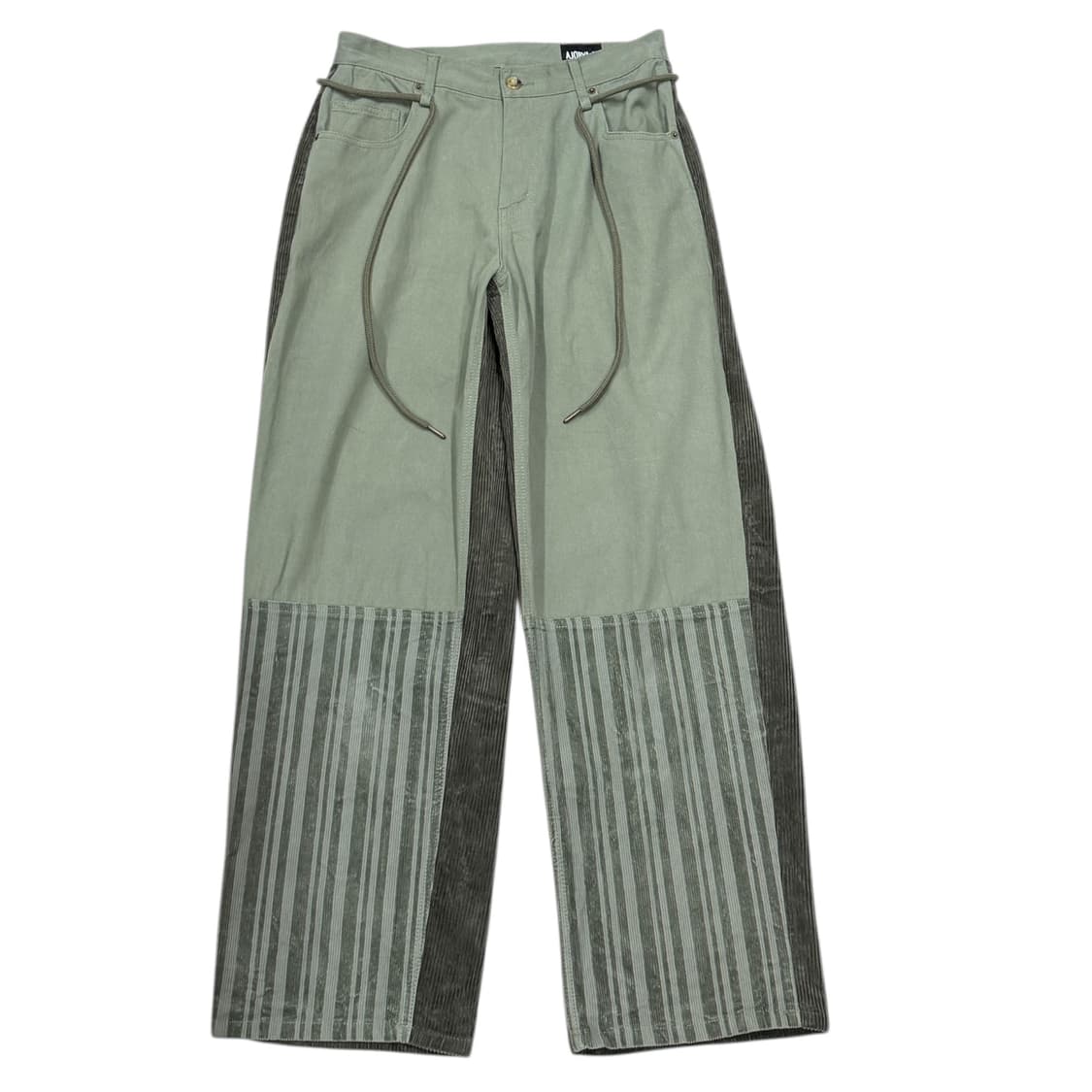 아조바이아조 TRI 믹스드 코듀로이 팬츠 카키 그린 L 상품이미지1