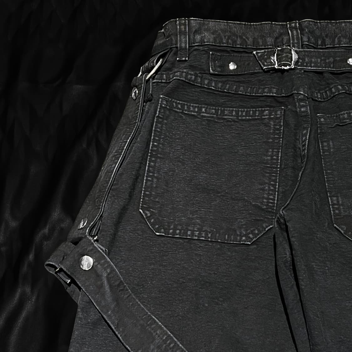 앙팡 리쉬 데프리메 블랙 데님 상품이미지5