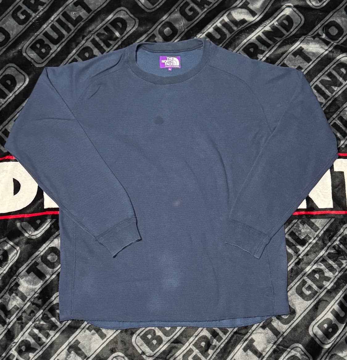 더 노스페이스 퍼플라벨 써멀 필드 롱 슬리브 티 네이비 상품이미지1
