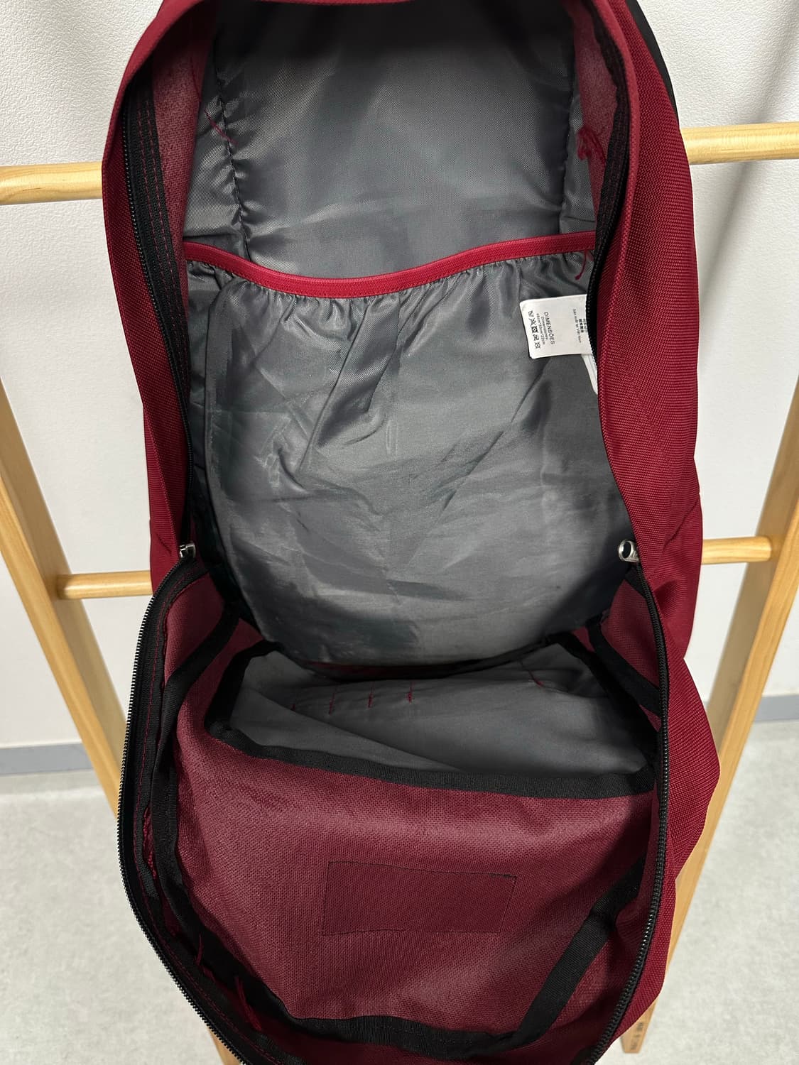 잔스포츠 백팩 버건디 상품이미지6