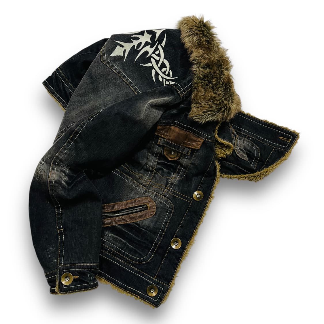 Cargo Creator Denim washed trival Jacket 상품이미지1