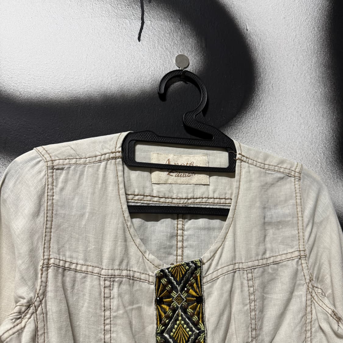 VTG 빈티지 에스닉 자수 , 스톤 비즈 디테일 데님 자켓 상품이미지3