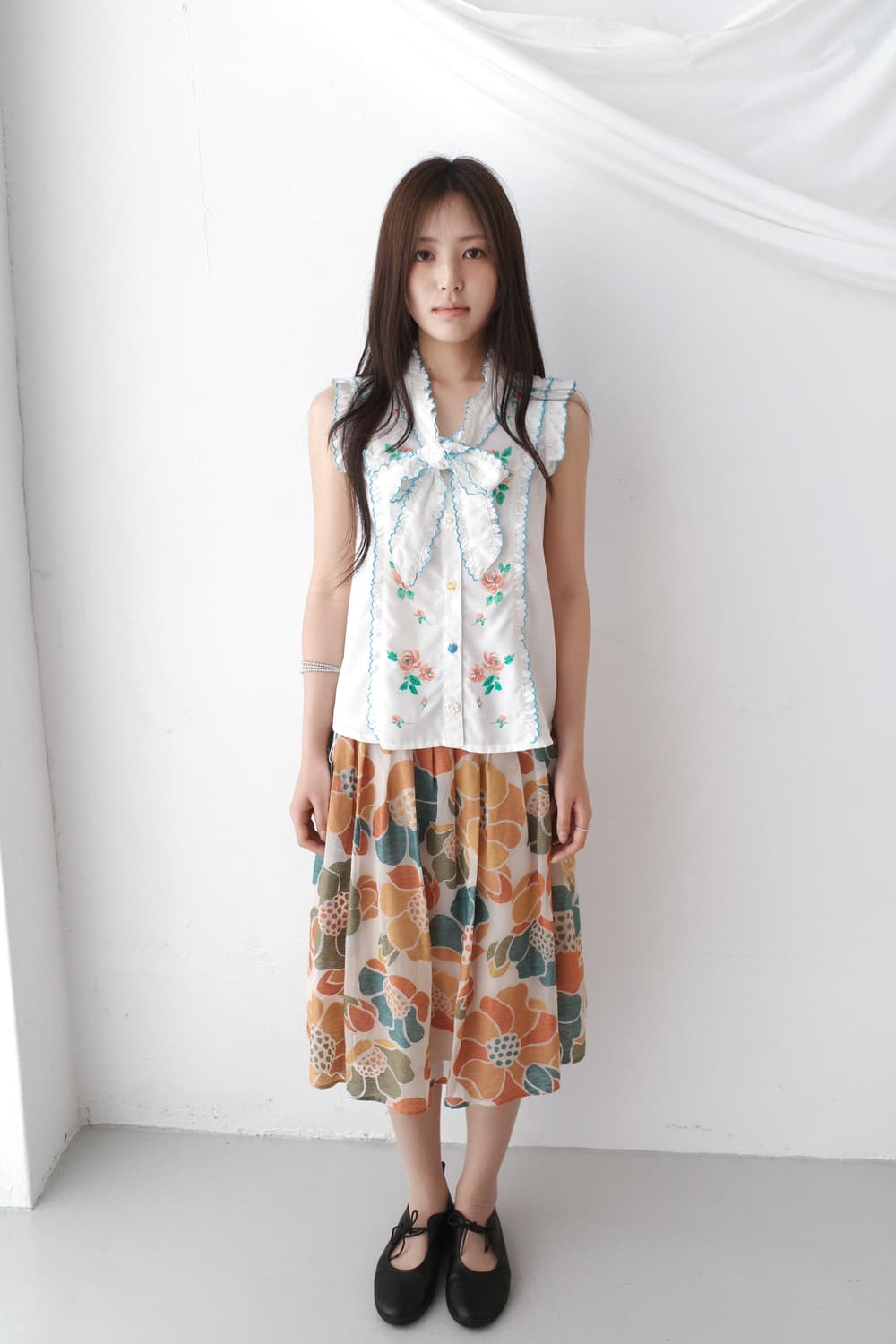 bubble flower skirt 상품이미지6