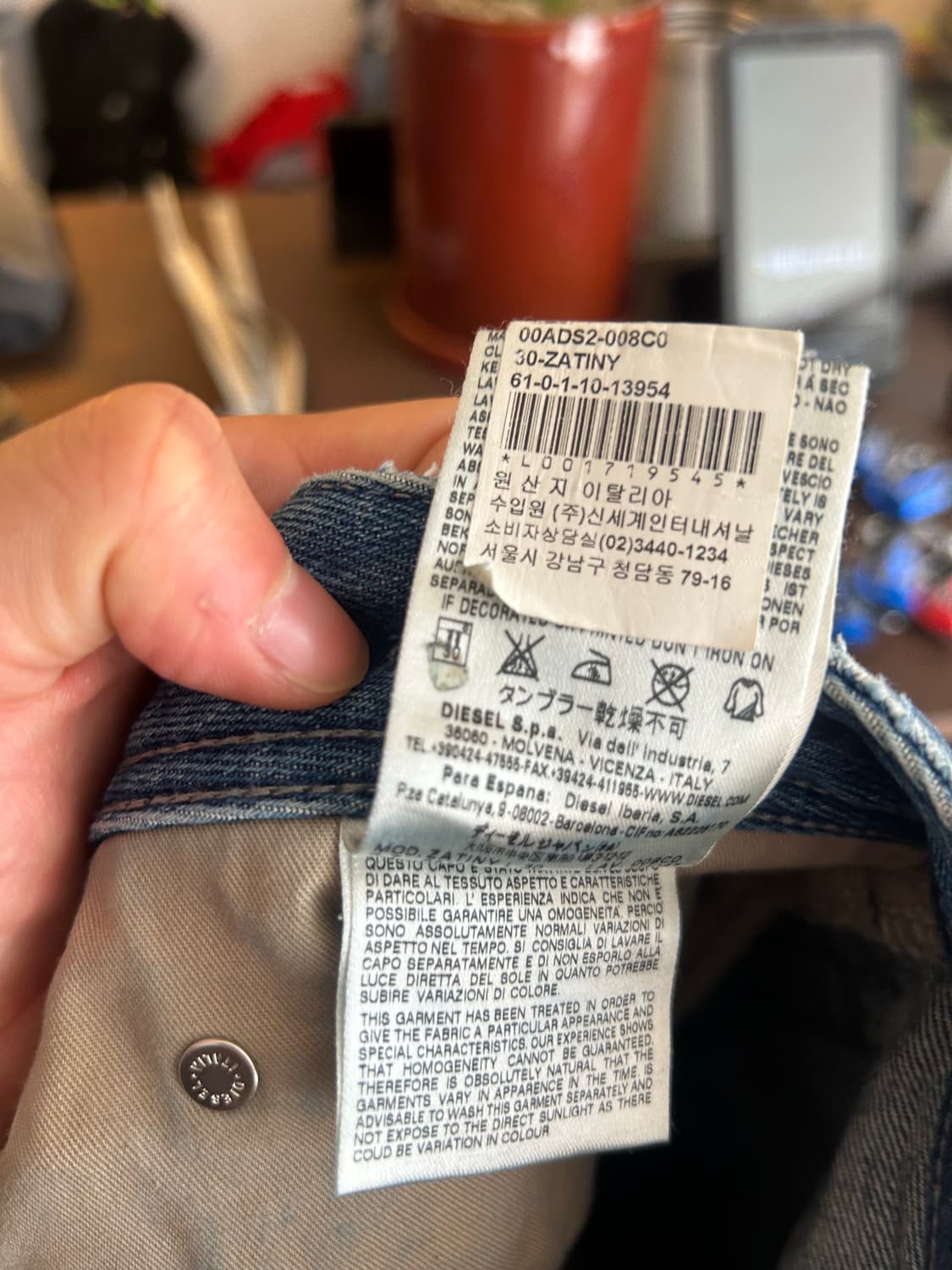 00‘s 디젤 자티니부츠컷 32in 상품이미지8