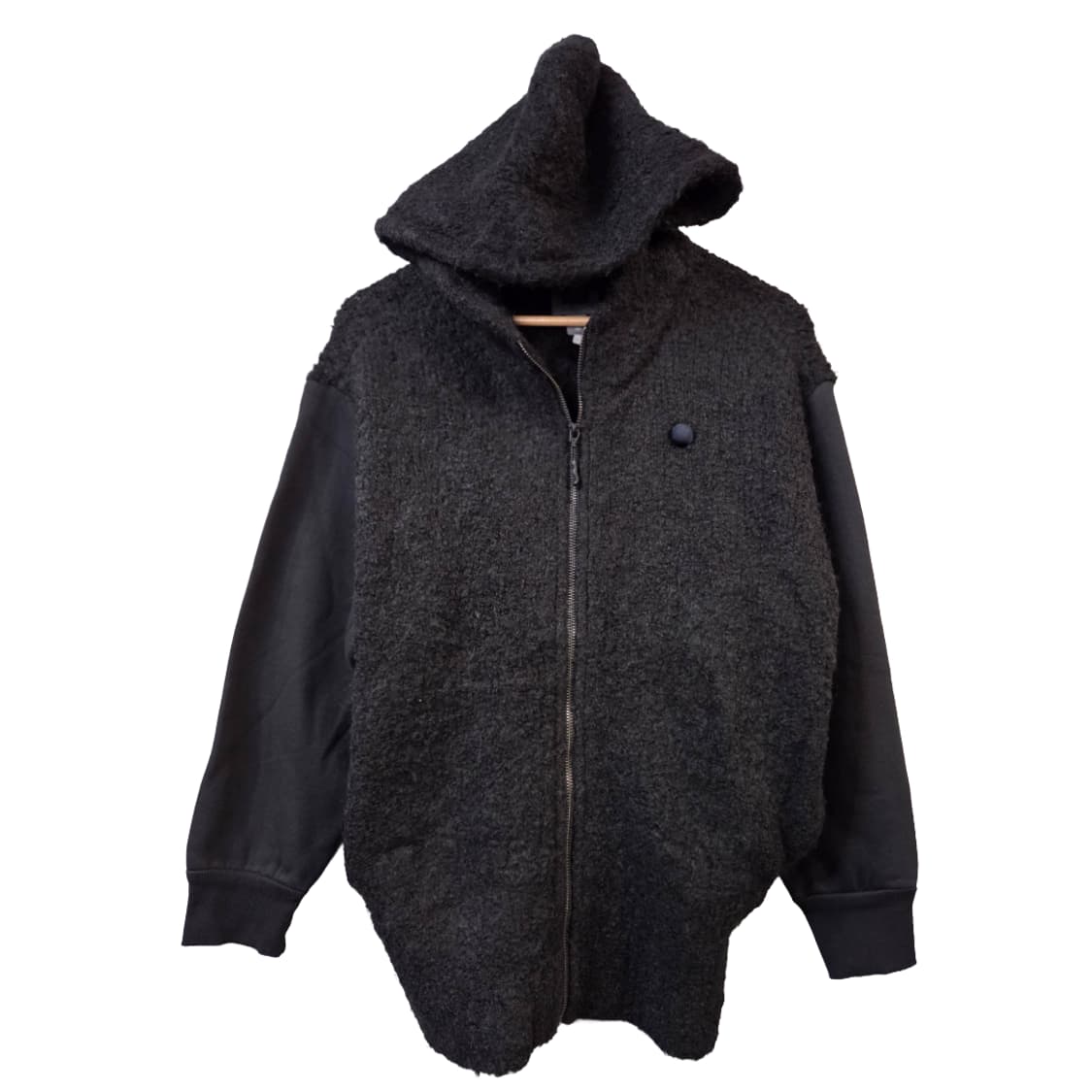 G-STAR후드 뽀글이 털 집업 블랙(S) 상품이미지1