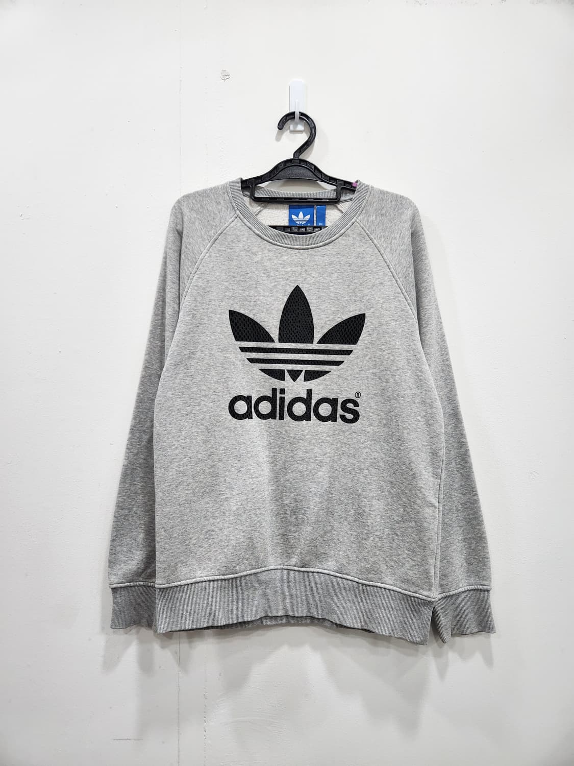 아디다스 트레포일 뱀피 빅로고 약기모 맨투맨 남녀공용 90사이즈 상품이미지1