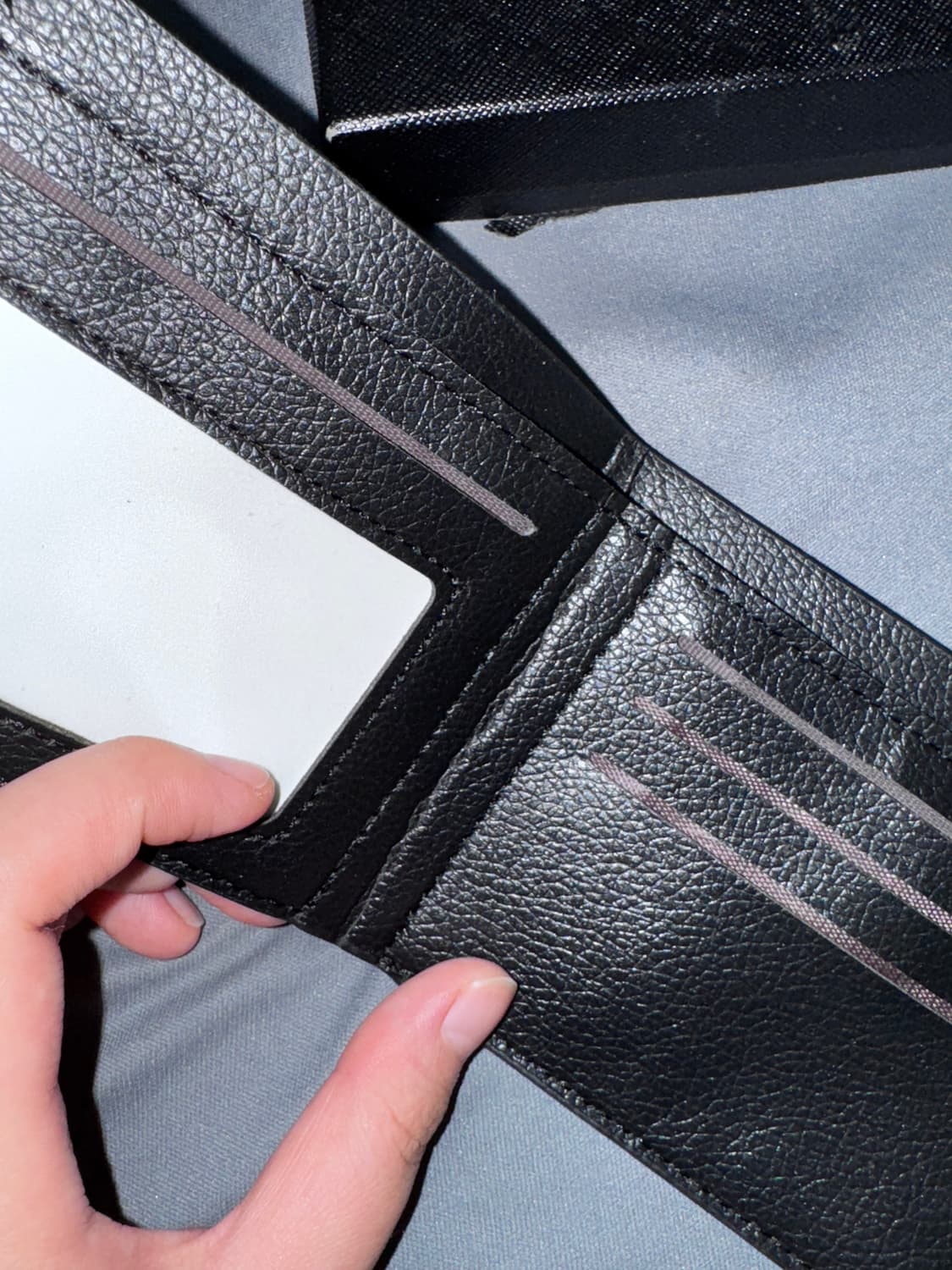 블랙 가죽지갑 상품이미지2