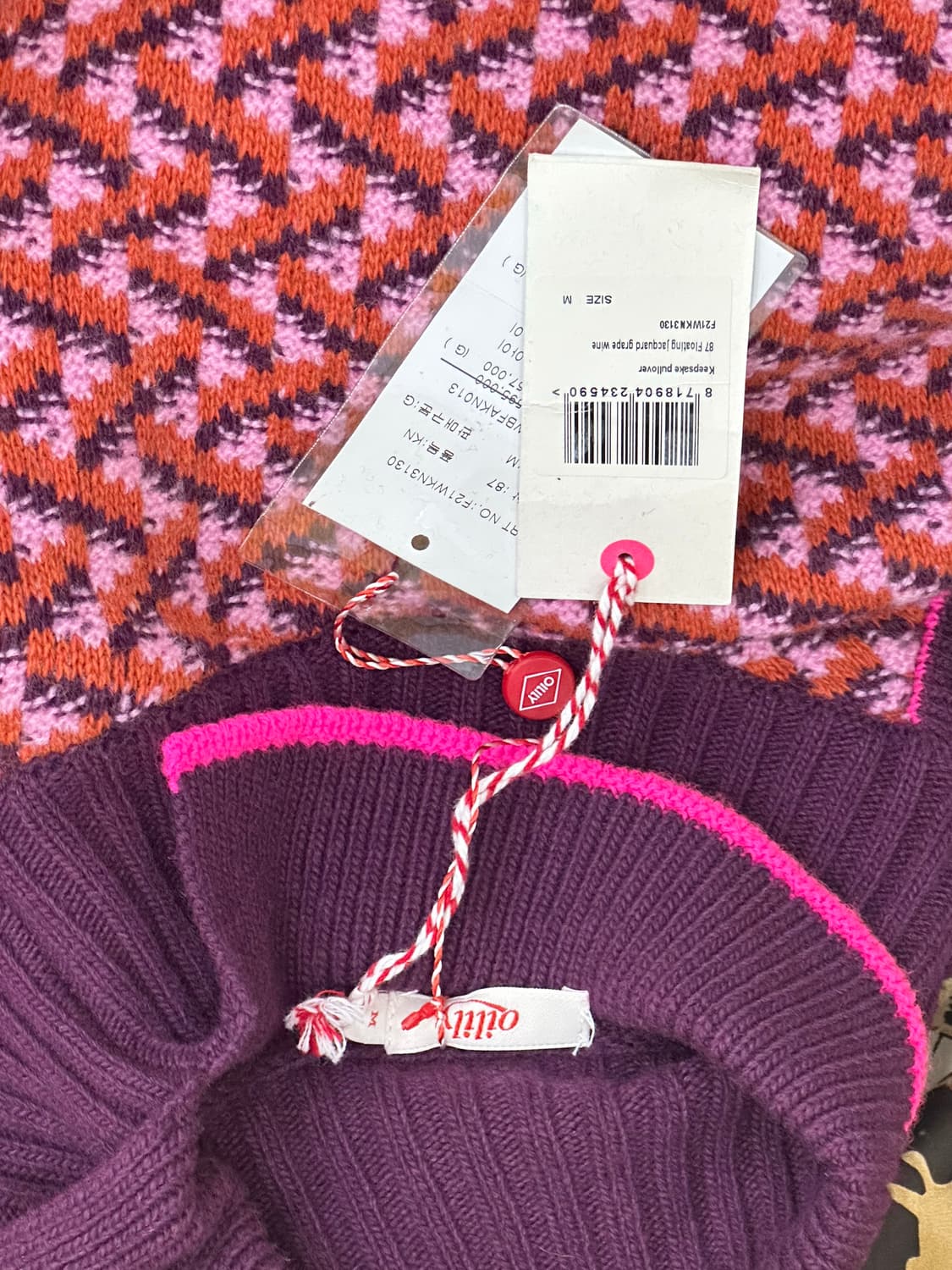 오일릴리 목폴라 니트 상품이미지7