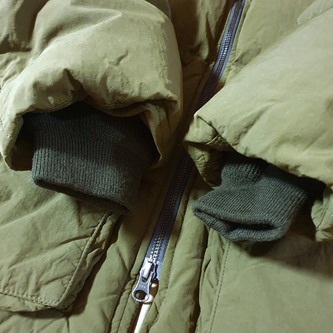 L 아웃스탠딩 무통 구스다운 파카 패딩 자켓 올리브그린 상품이미지6