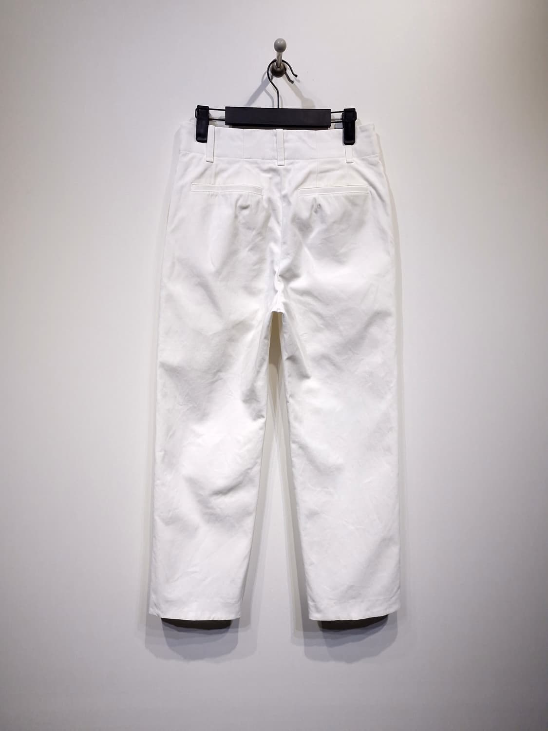 더캐시미어 여성 코튼 팬츠 화이트 상품이미지2