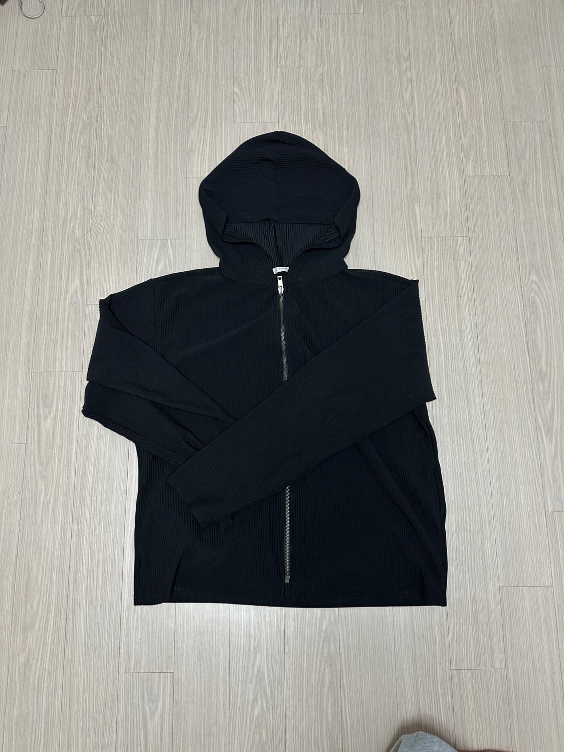 플리츠 후드집업 상품이미지2