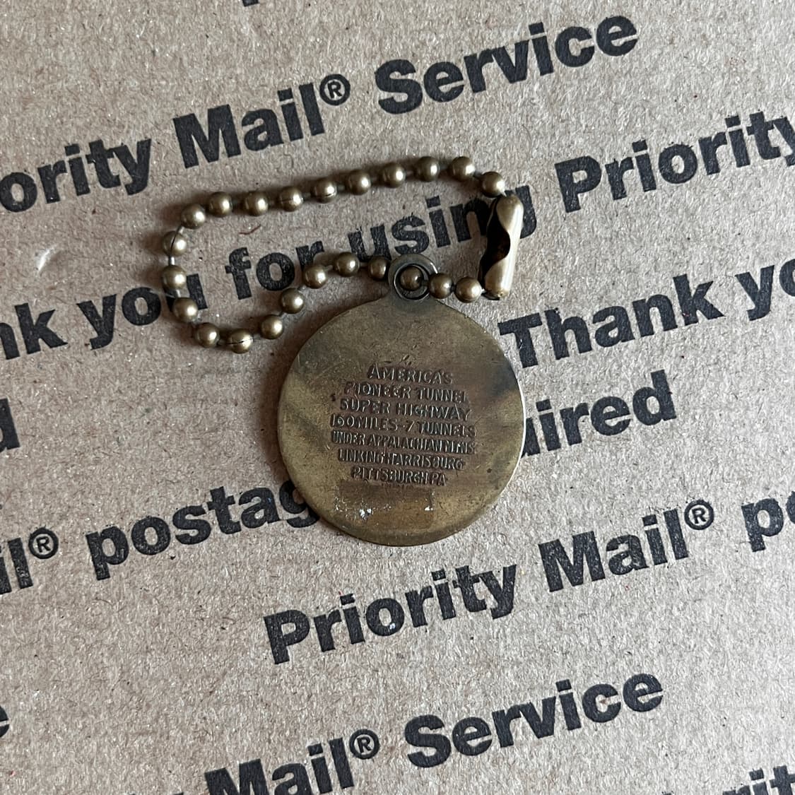 90s vtg Pennsylvania Highway Keyring 상품이미지2