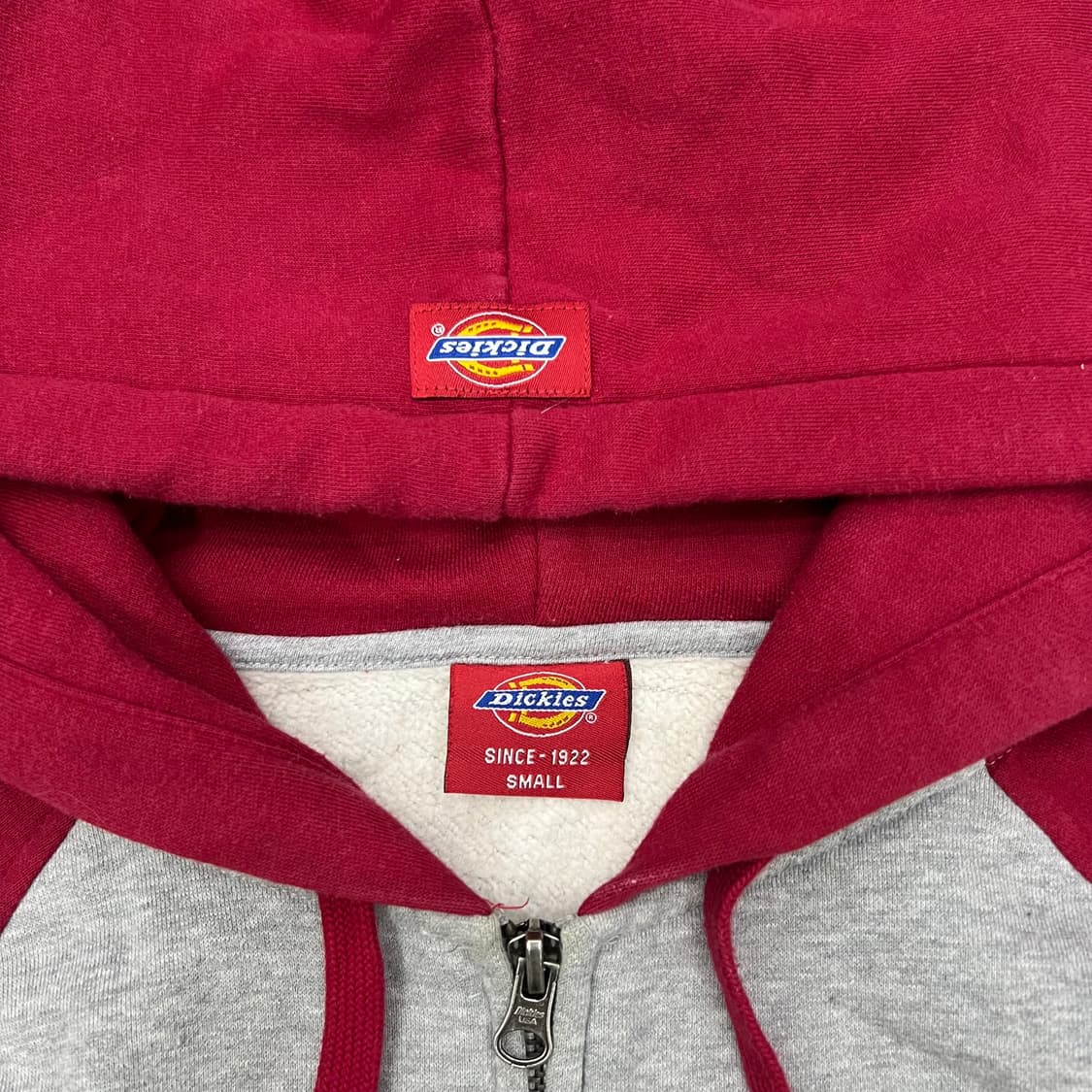 착샷O 디키즈 딥레드 나그랑 후드집업 상품이미지2