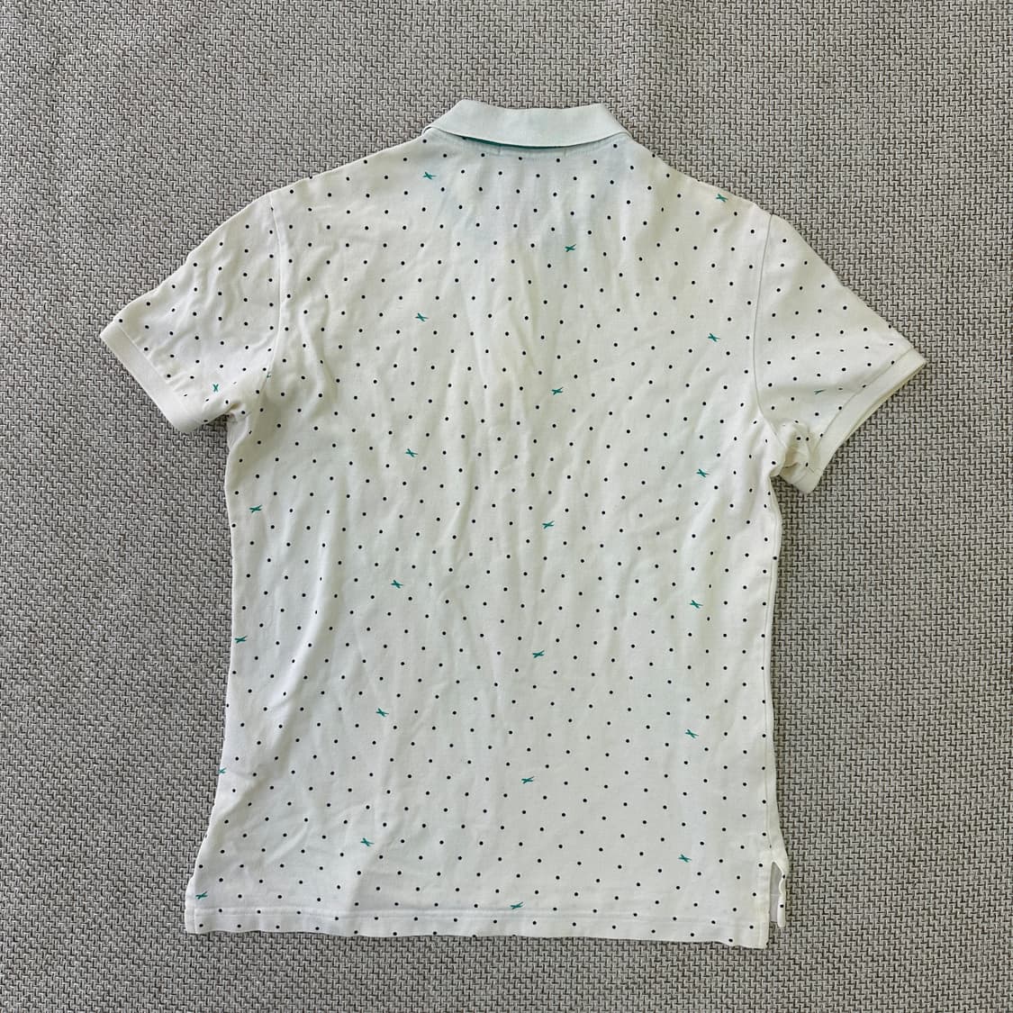 100 빈폴 도트패턴 카라 반팔티 0420D 상품이미지4