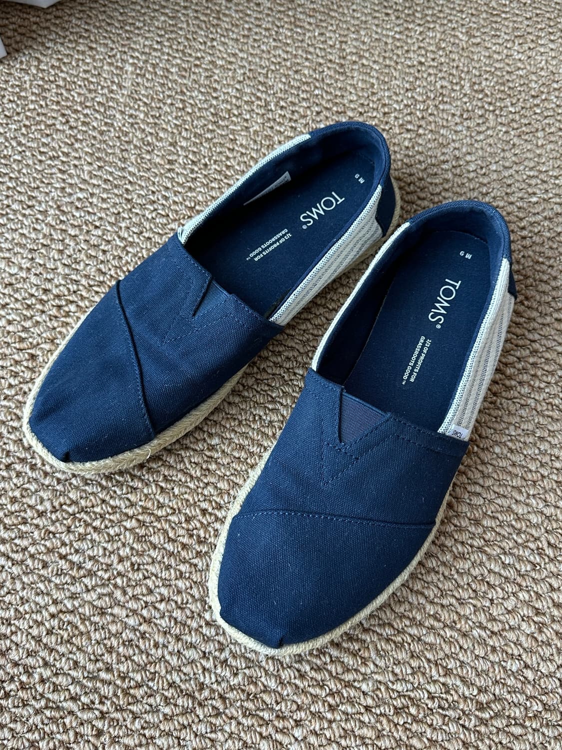 탐스 TOMS 알파르가타 로프 에스파듀 네이비 270 상품이미지1