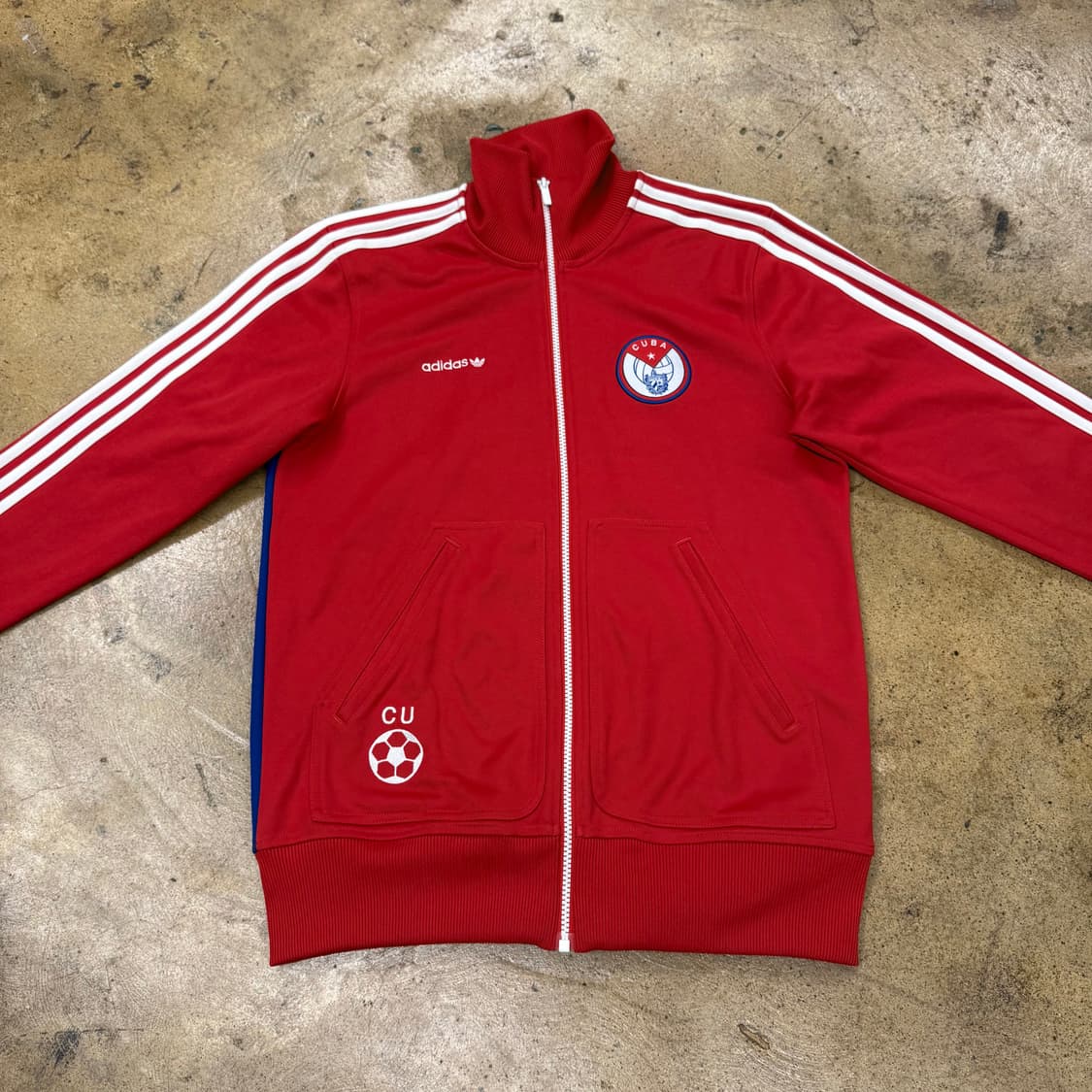 아디다스 쿠바 레드 져지 트랙탑  95 상품이미지3