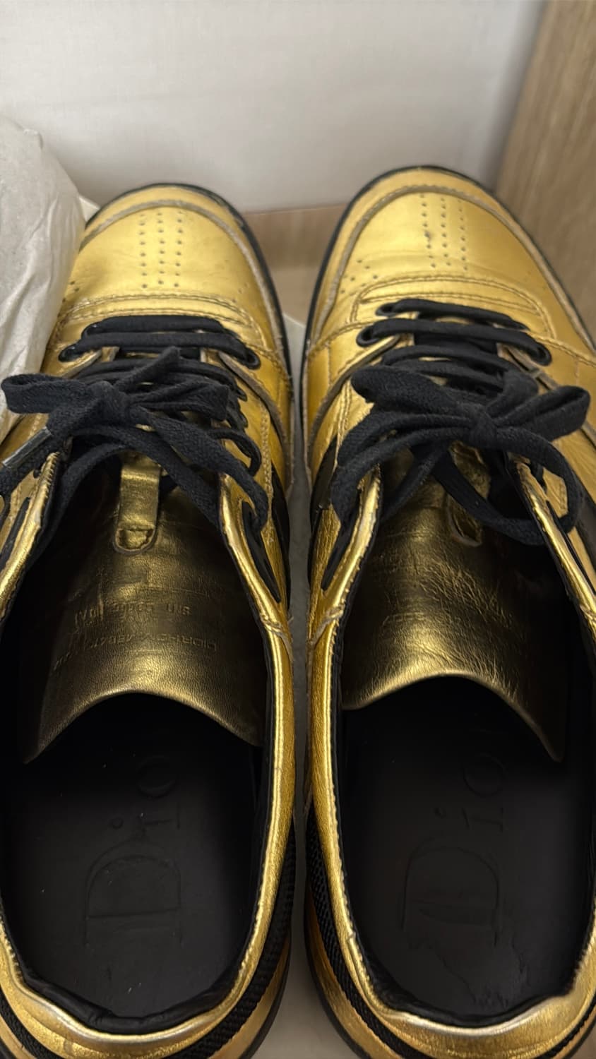 디올옴므 07 골드 스니커즈 41 상품이미지3