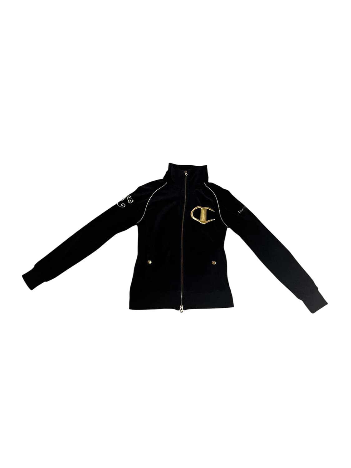 챔피온 골드 블랙 벨벳 져지 상품이미지1