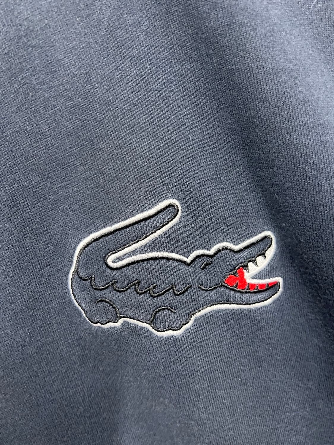 라코스테 빅로고 네이비 스타디움 바시티 자켓 상품이미지4