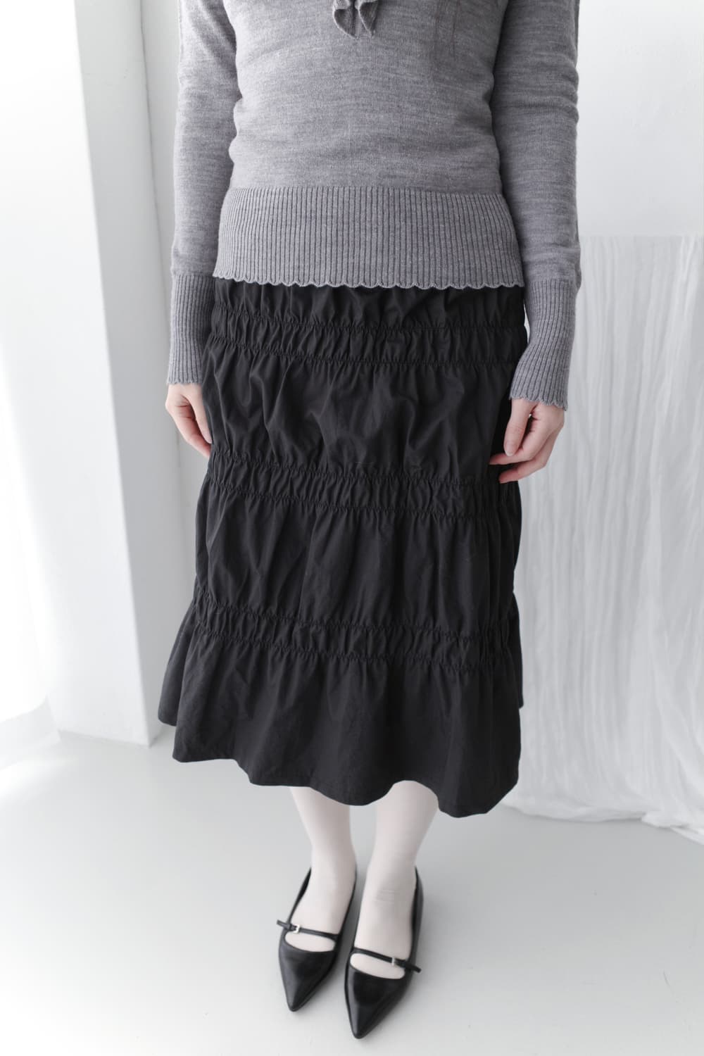 shirring skirt  상품이미지4