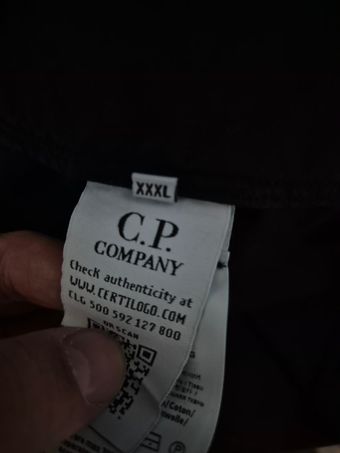 20fw 3xl CP컴퍼니 탄창 오버셔츠 블랙 xxxl(105-110) 상품이미지4