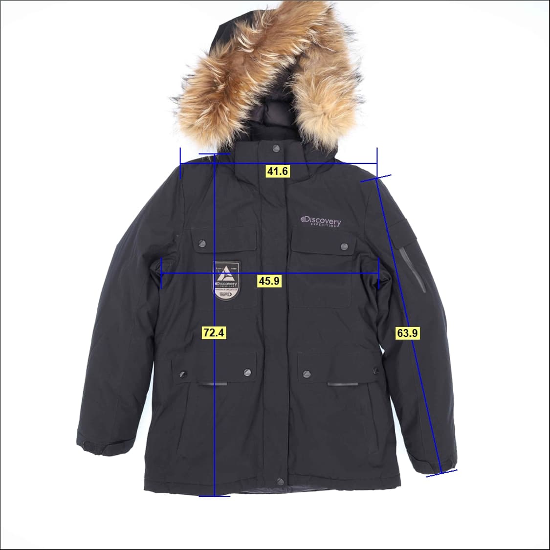 [95] 디스커버리 너구리털 구스다운 패딩점퍼 1204HR1 상품이미지8