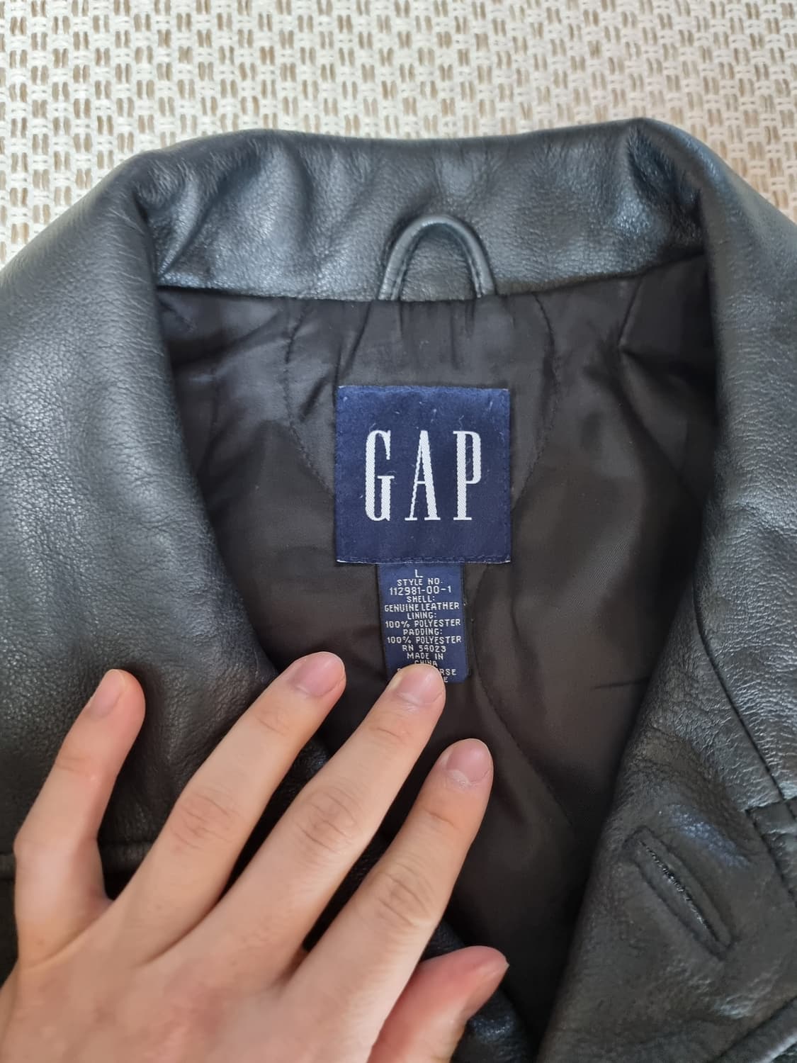 올드갭 올드 갭 레더 가죽 카코트 L 상품이미지2