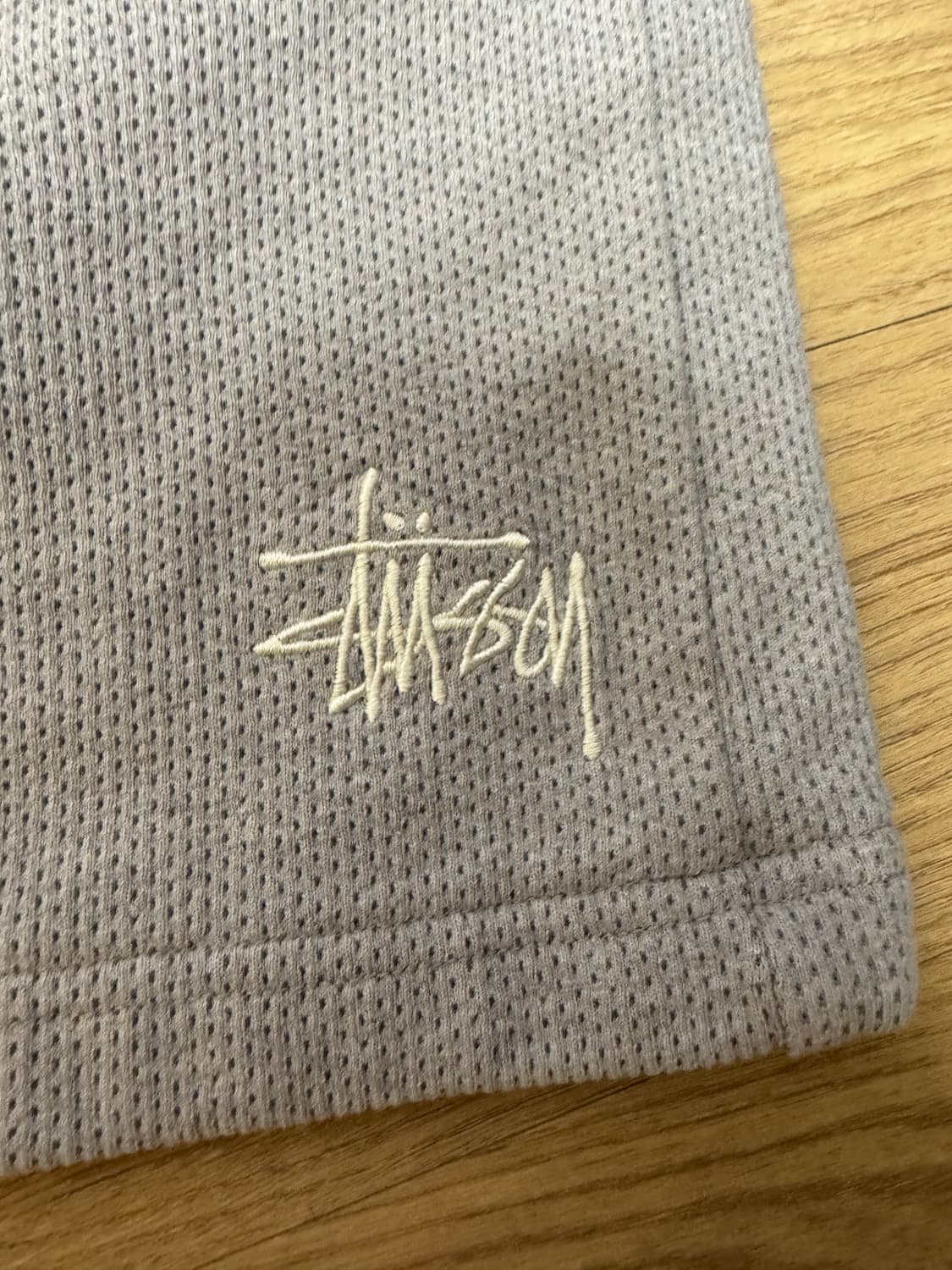 스투시 더블 레이어 저지 쇼츠 반바지 그레이 헤더 XL 상품이미지3