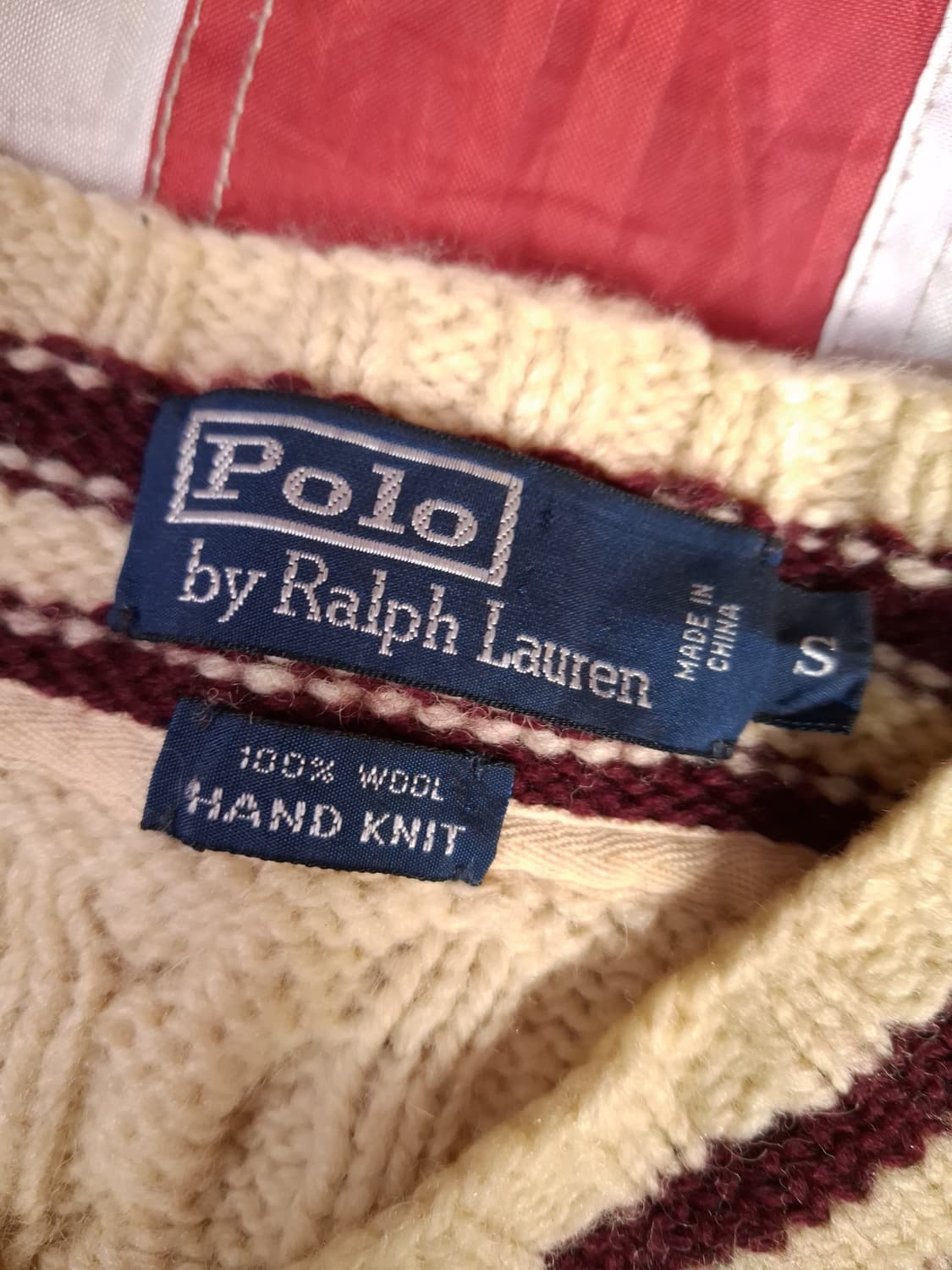오리지날 랄프로렌폴로 크리켓 꽈배기 코듀로이 울 니트 상품이미지4