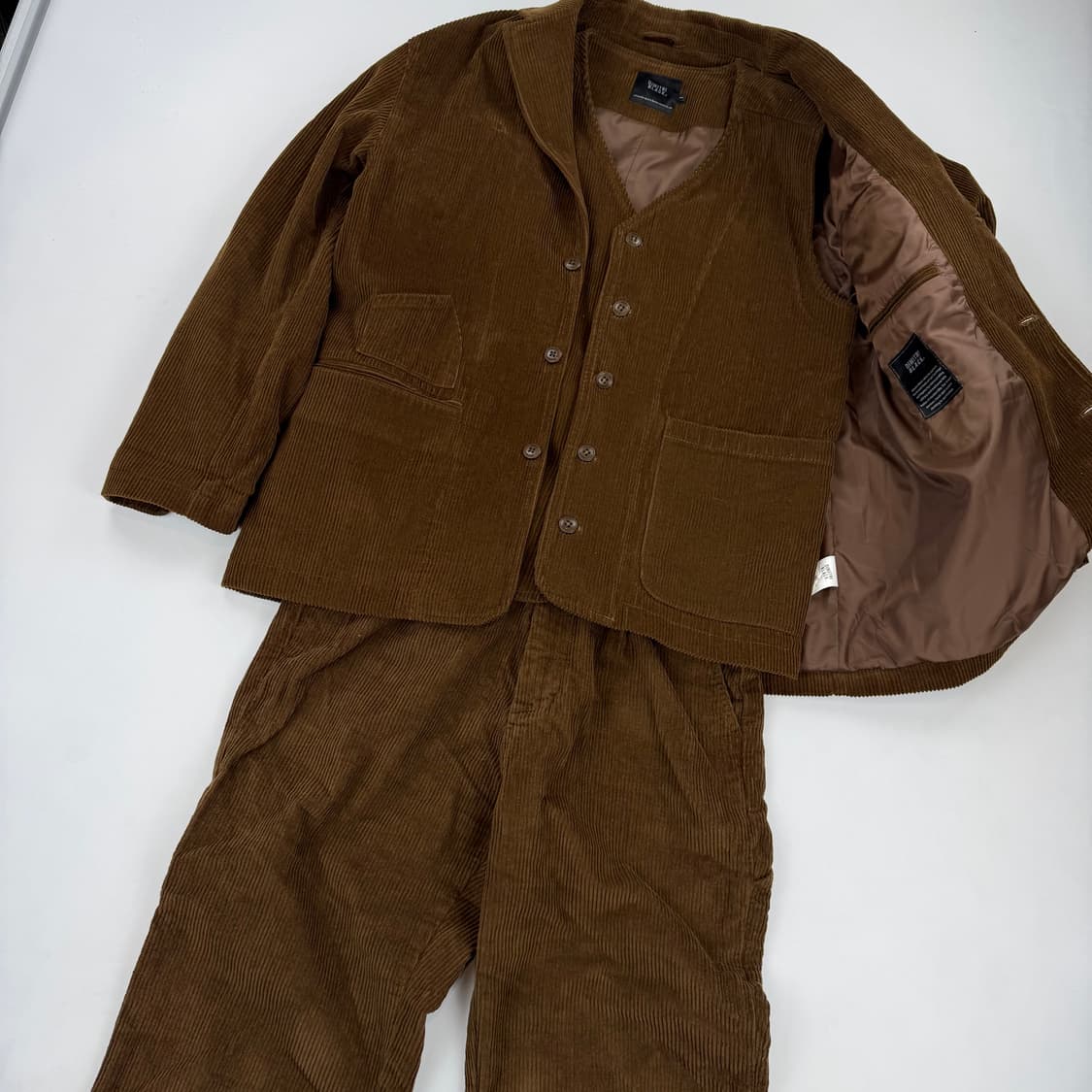 디미트리블랙 코듀로이 퍼티그 수트 셋업 상품이미지7