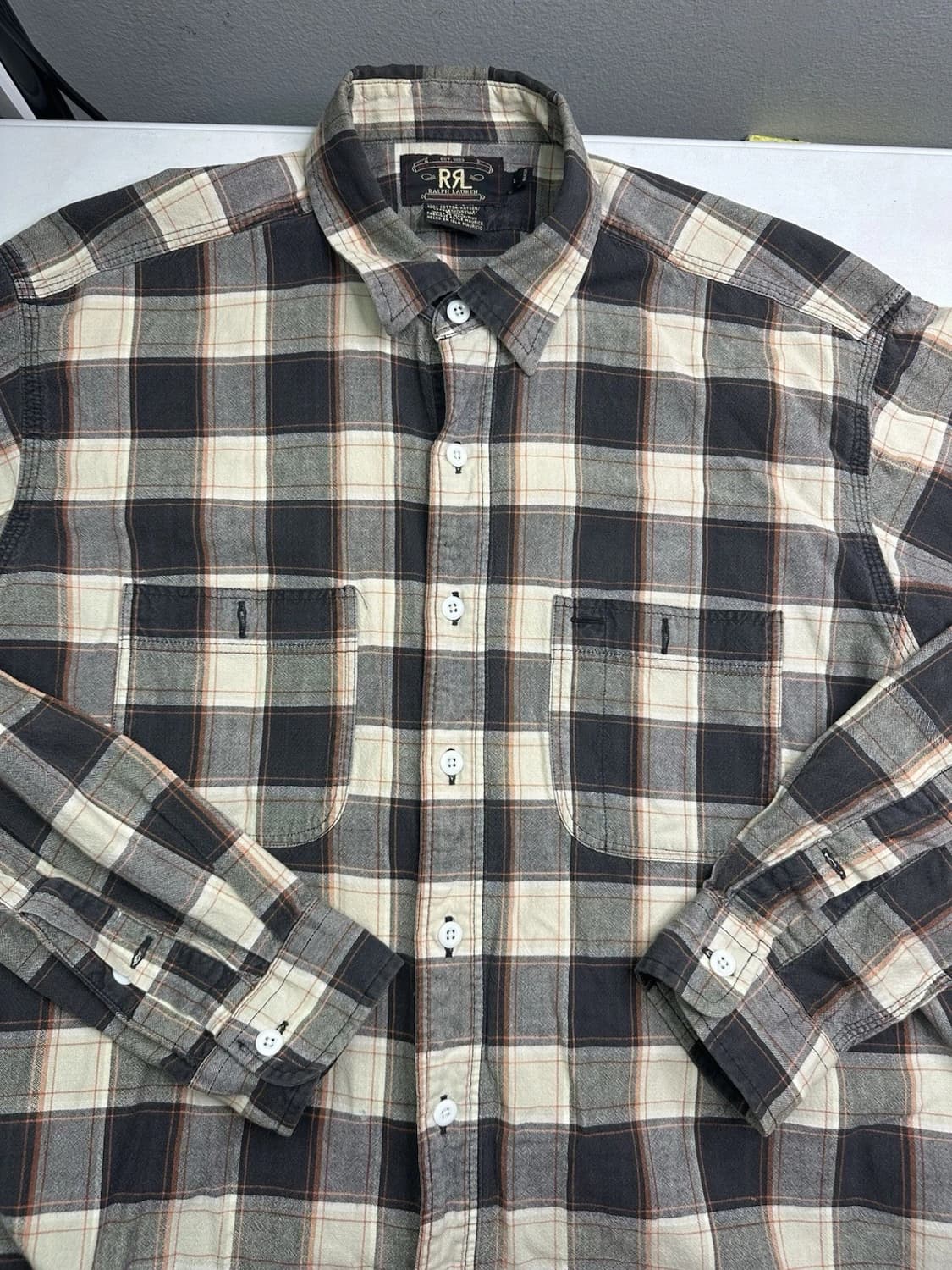 RRL 더블알엘 헤비 플란넬 워크셔츠 상품이미지2