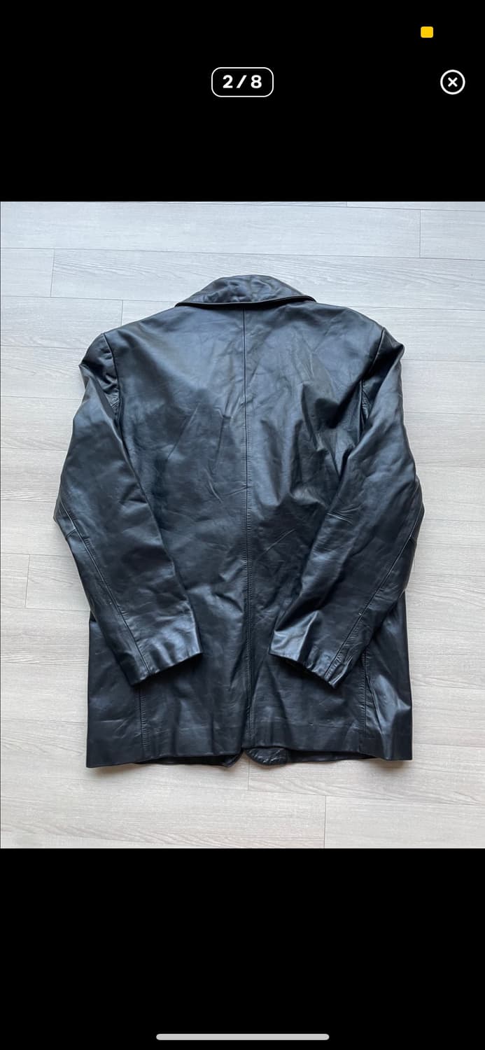 올드갭 레더 블레이저 라지 상품이미지3