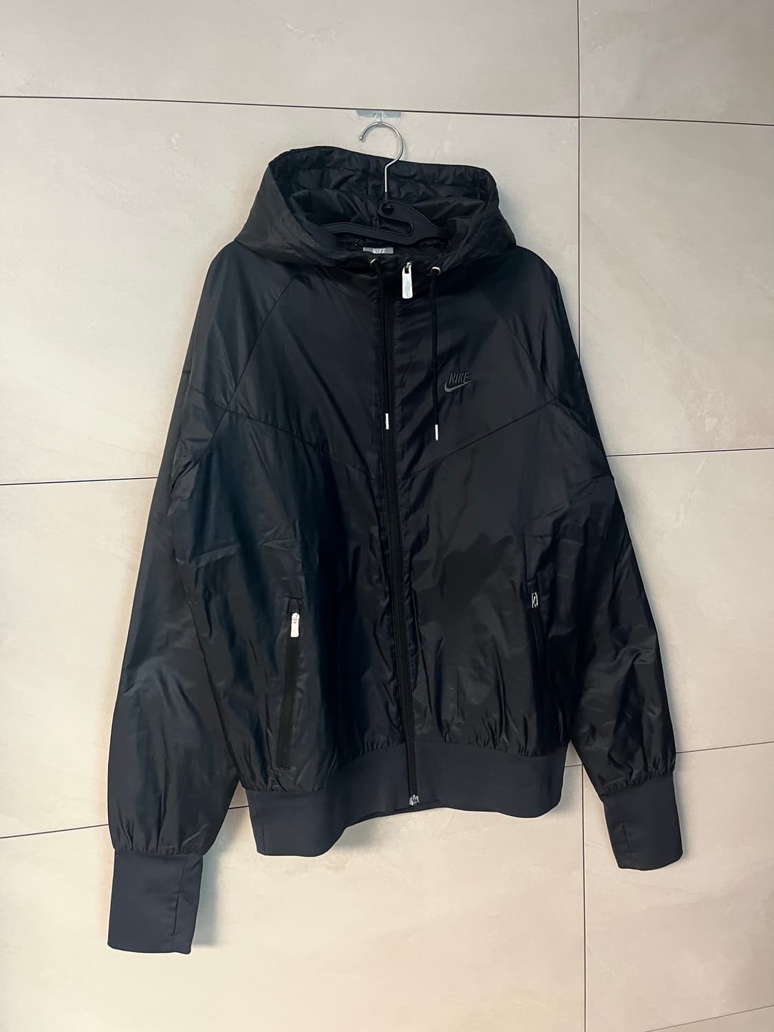 나이키 윈드브레이커 바람막이 자켓 블랙 [M] 상품이미지2