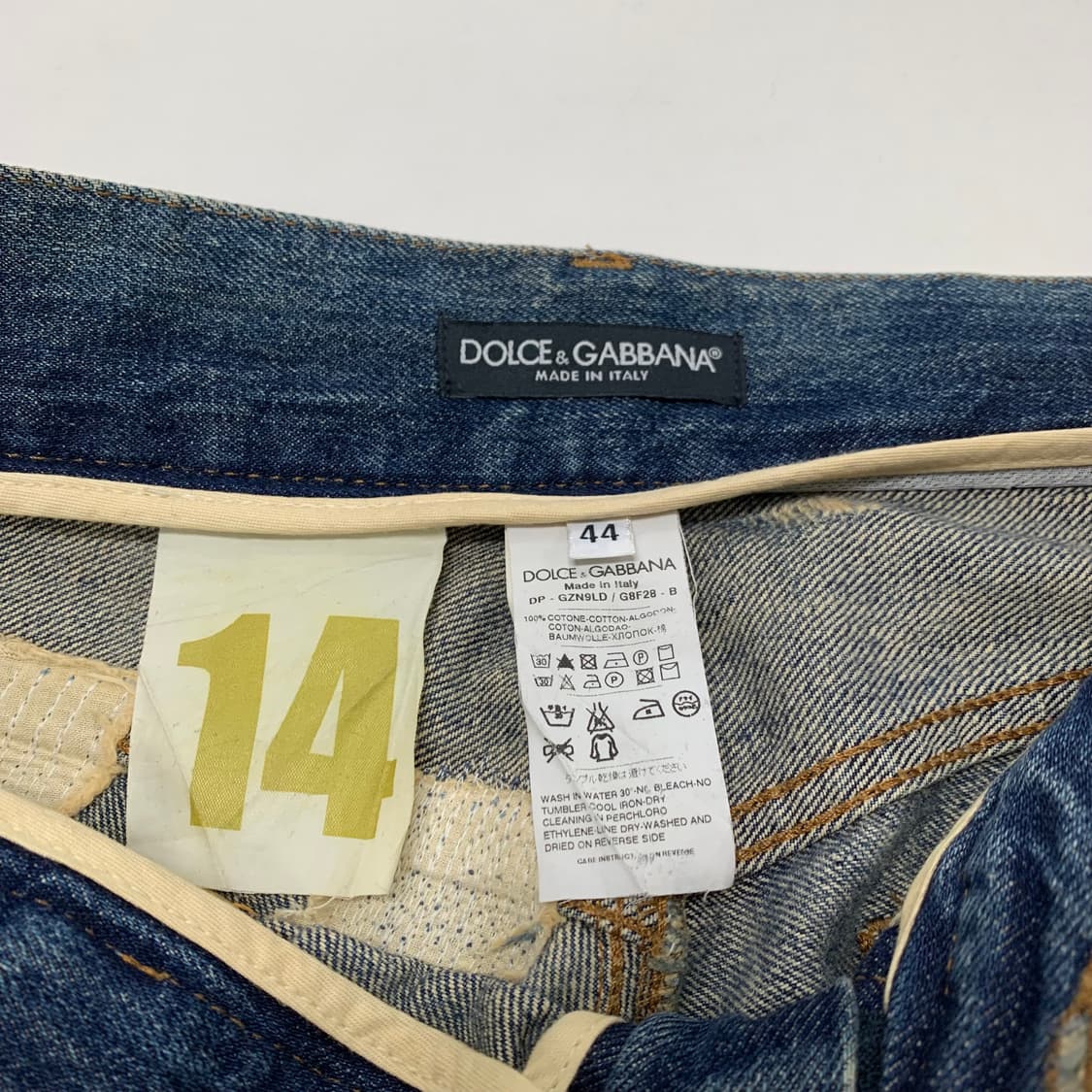 D&G 돌체앤가바나 디스트로이드진 데님팬츠 (30) 상품이미지8