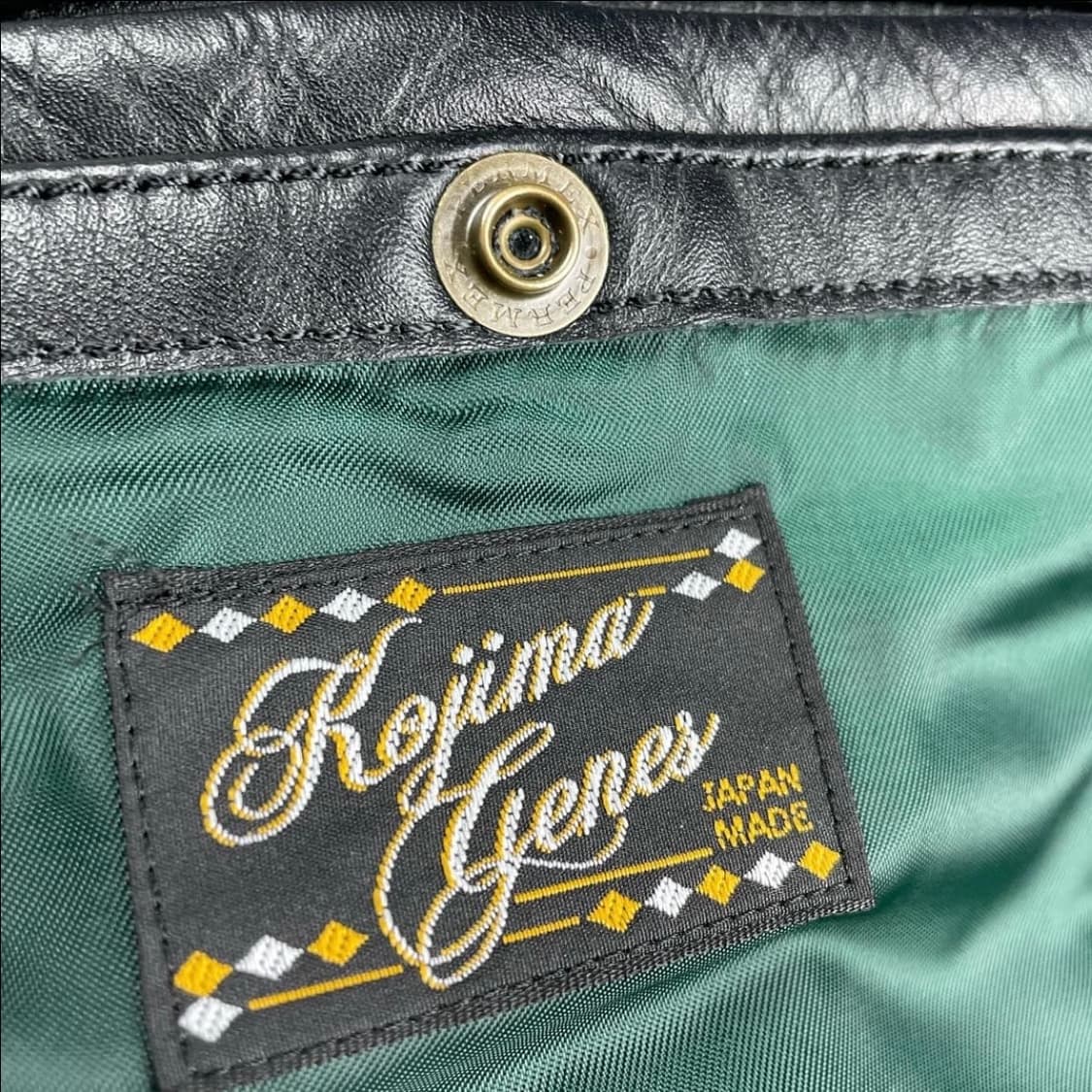 코지마진즈 소가죽 라이더 자켓 XL 상품이미지3