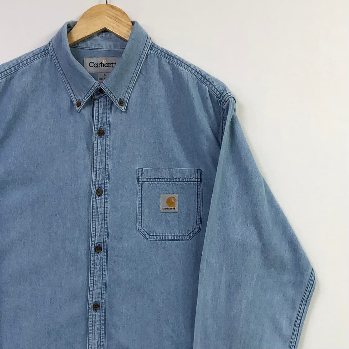 XL 칼하트 데님 셔츠 상품이미지1
