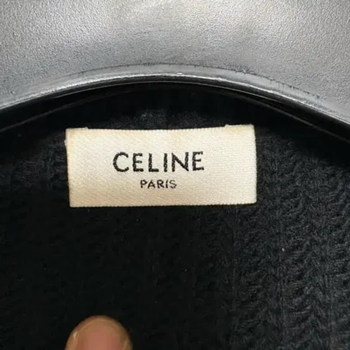 [M] 셀린느 리브드 니트 후드 상품이미지2