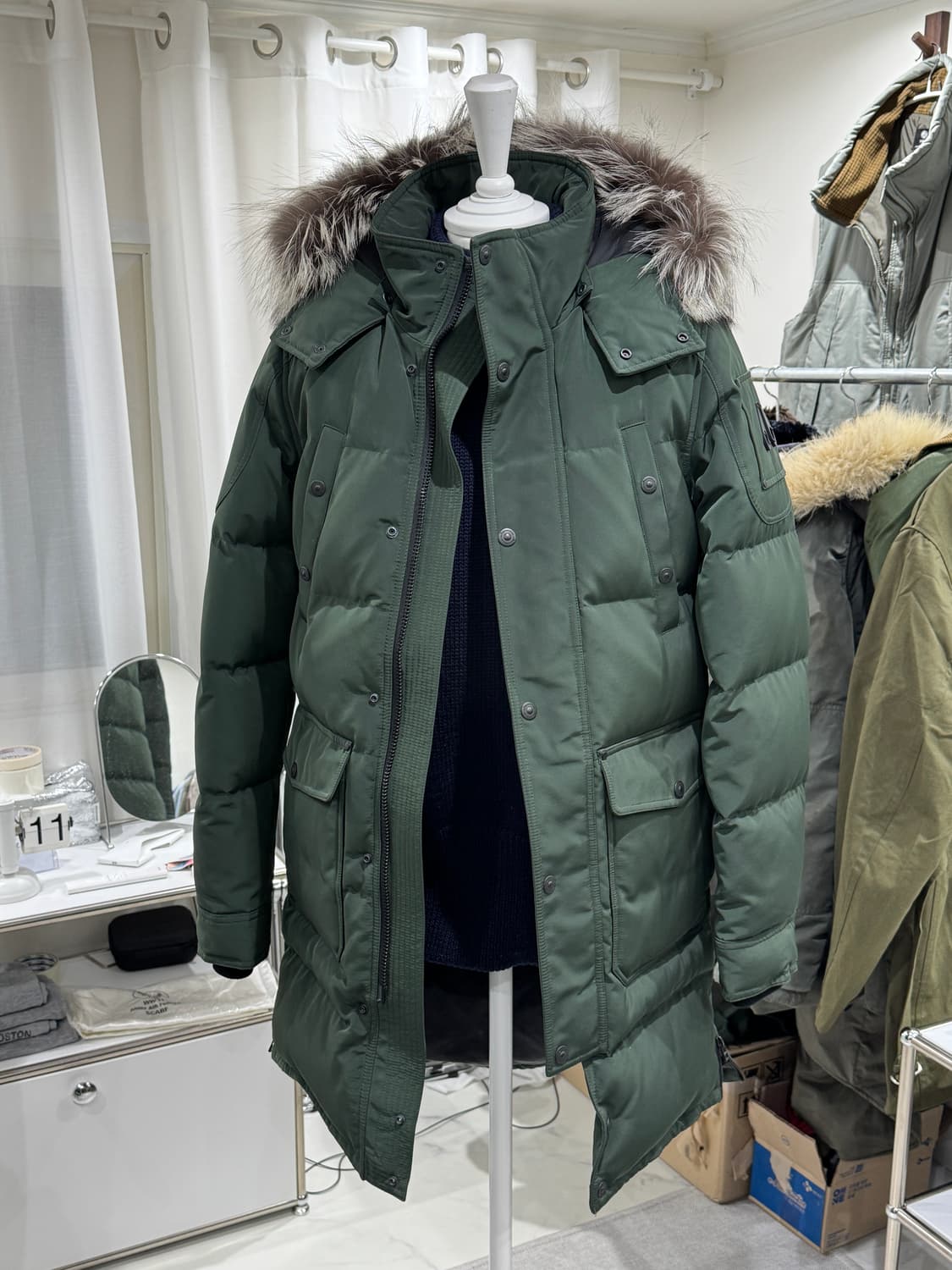 무스너클 온타리오 롱패딩 S 상품이미지1