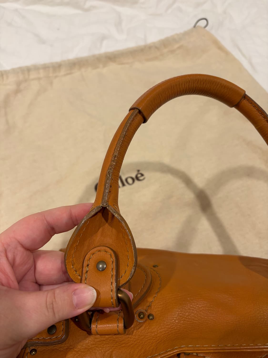 빈티지 끌로에 패딩턴백 상품이미지5