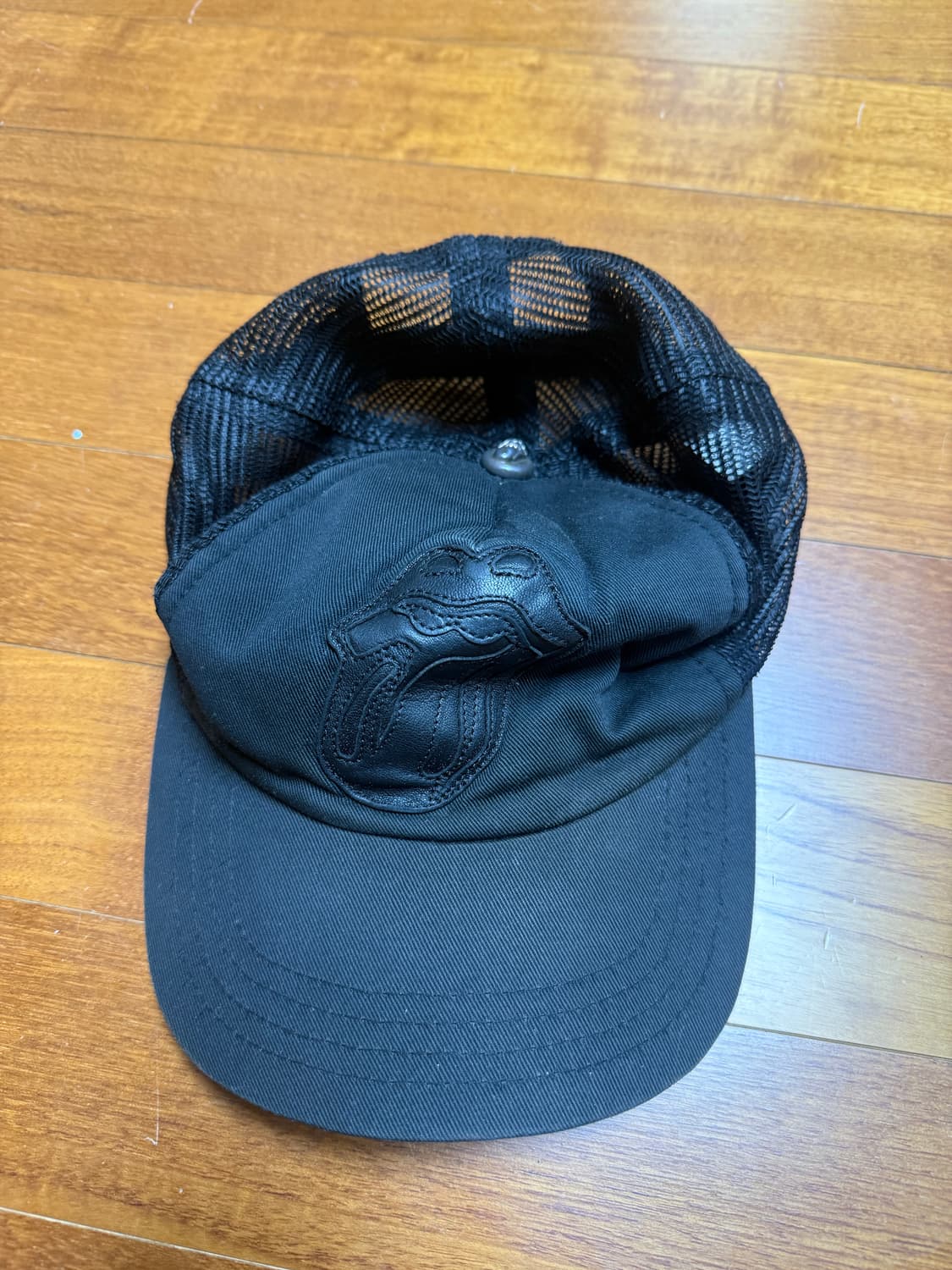 크롬하츠 롤링스톤즈 레더패치 캡 상품이미지1