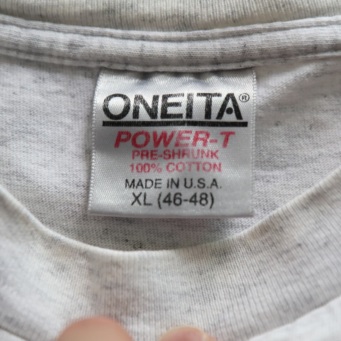 90s 오네이타 MADE IN USA 싱글스티치 티셔츠(L) 상품이미지5