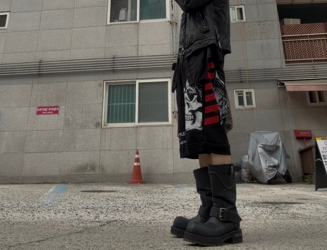 필립플레인 스컬 포인트 1978-SS2019 반바지 XL 상품이미지2