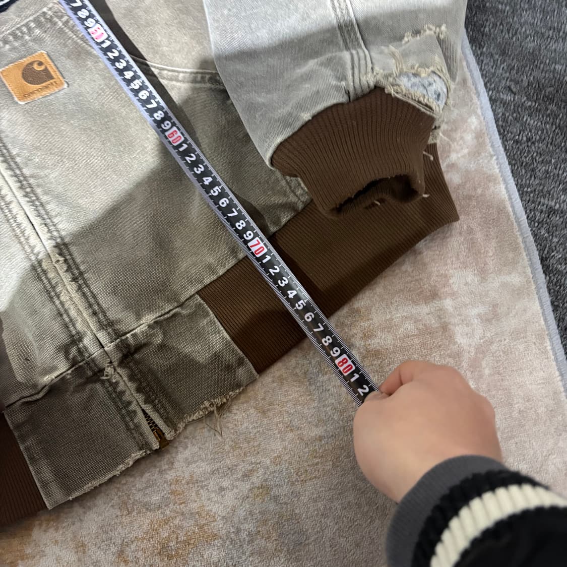 칼하트 J140 커스텀 엑티브 후드 워크자켓 상품이미지5